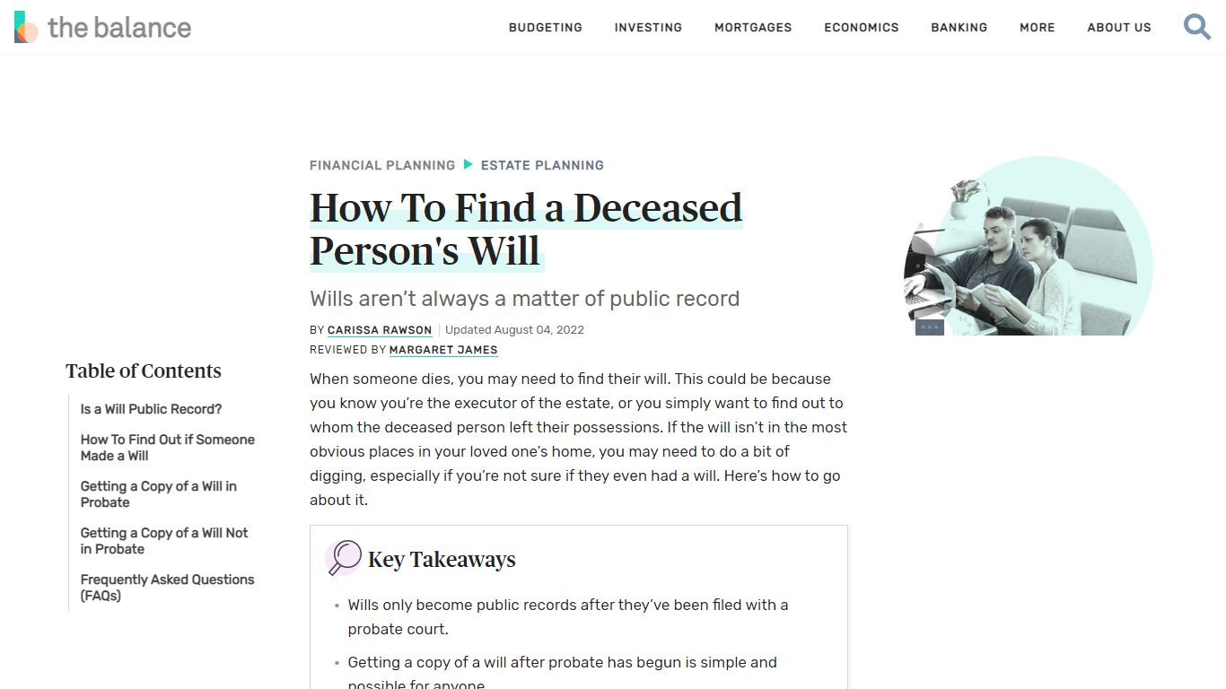 How to Obtain a Copy of a Deceased Person's Will